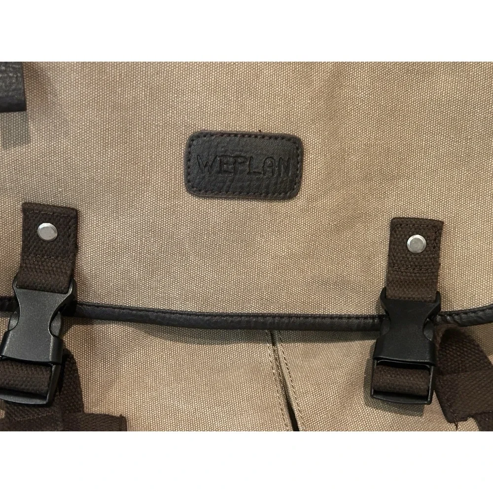 WEPLAN Messenger bag Khaki‎ EUC